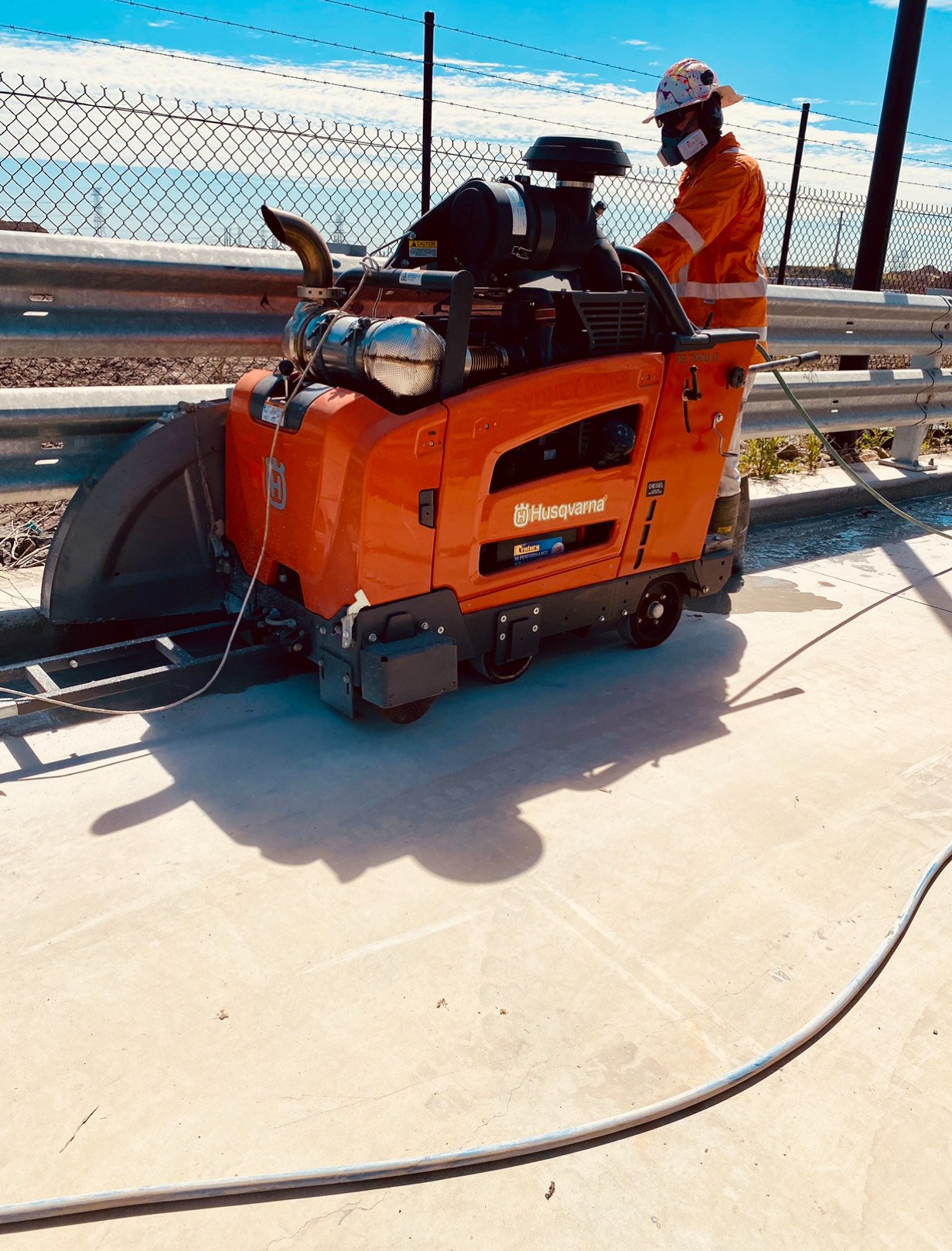 Road sawing services Western Sydney